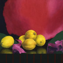 4 Lemons and Torn Pink Paper